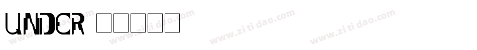 Under字体转换