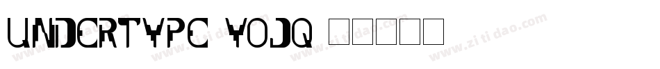 UnderType-yOjq字体转换