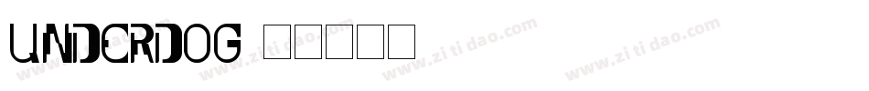 Underdog字体转换