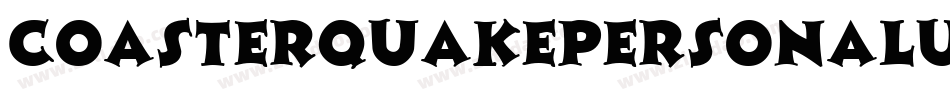 CoasterQuakePersonalUse-MKAn字体转换