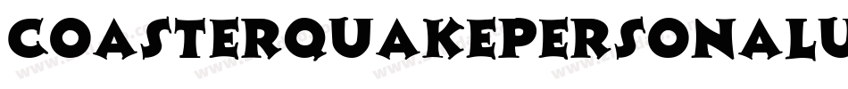CoasterQuakePersonalUse-MKAn字体转换