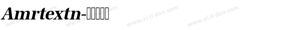 Amrtextn字体转换