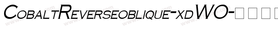 CobaltReverseoblique-xdWO字体转换