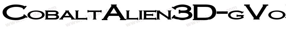 CobaltAlien3D-gVo5字体转换