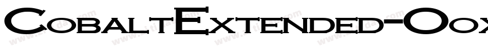 CobaltExtended-Ooxd字体转换