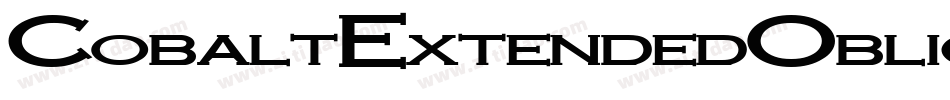 CobaltExtendedOblique-Z9xZ字体转换
