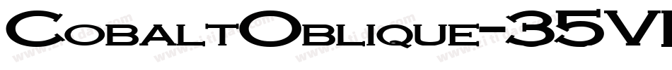 CobaltOblique-35VM字体转换