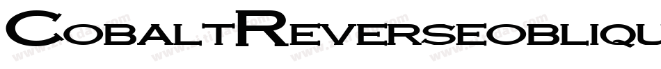 CobaltReverseoblique-xdWO字体转换