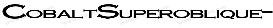 CobaltSuperoblique-VBAe字体转换
