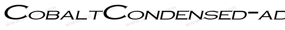 CobaltCondensed-adnE字体转换