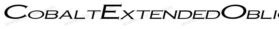 CobaltExtendedOblique-Z9xZ字体转换