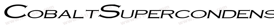 CobaltSupercondensed-prPD字体转换