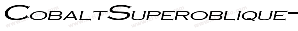 CobaltSuperoblique-VBAe字体转换