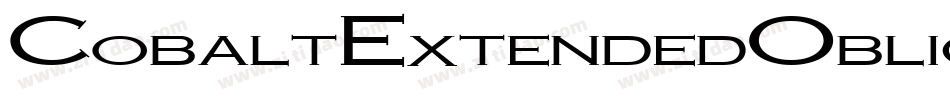 CobaltExtendedOblique-Z9xZ字体转换