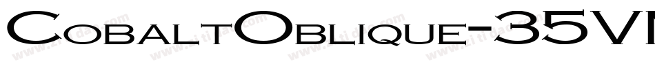 CobaltOblique-35VM字体转换