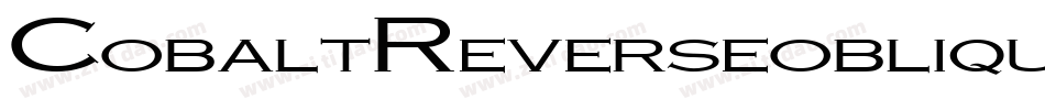 CobaltReverseoblique-xdWO字体转换