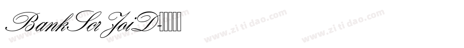 BankScrJoiD字体转换