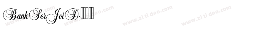 BankScrJoiD字体转换