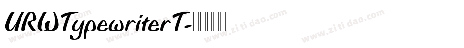 URWTypewriterT字体转换