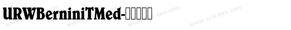 URWBerniniTMed字体转换