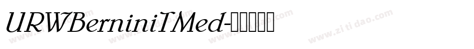 URWBerniniTMed字体转换