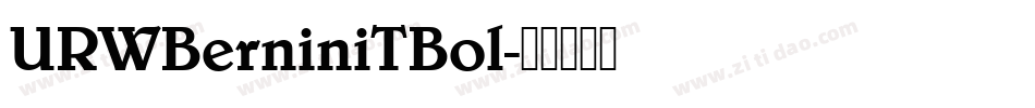 URWBerniniTBol字体转换