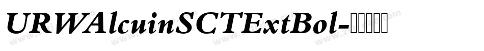 URWAlcuinSCTExtBol字体转换