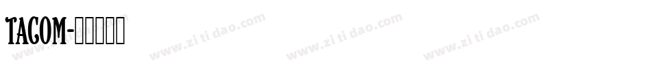 TACOM字体转换