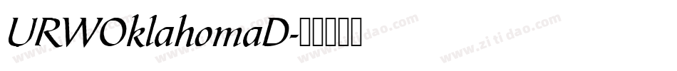 URWOklahomaD字体转换