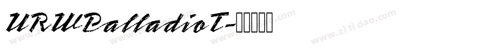 URWPalladioT字体转换