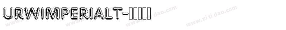 URWImperialT字体转换