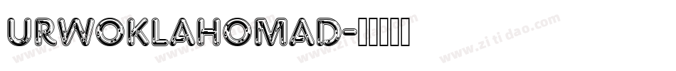 URWOklahomaD字体转换