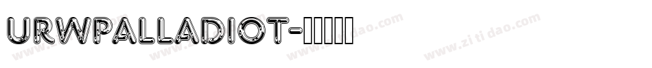 URWPalladioT字体转换