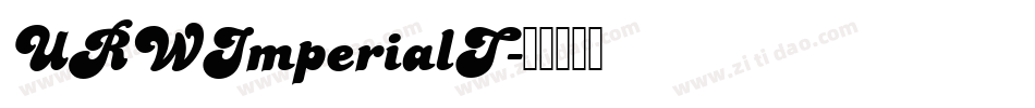 URWImperialT字体转换