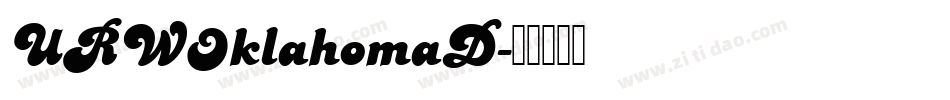 URWOklahomaD字体转换