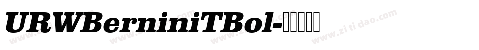 URWBerniniTBol字体转换