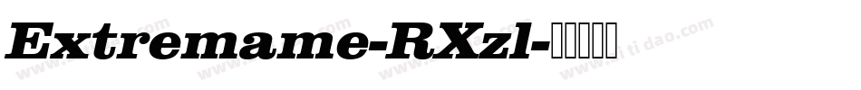 Extremame-RXzl字体转换