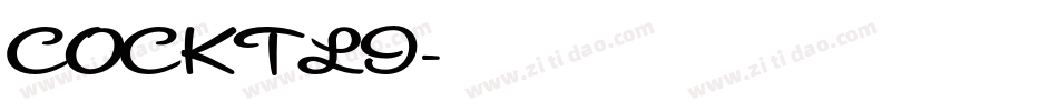 COCKTLI字体转换