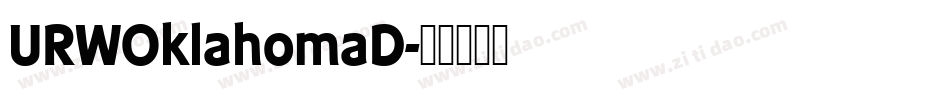 URWOklahomaD字体转换