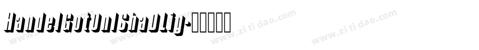 HandelGotOnlShaDLig字体转换