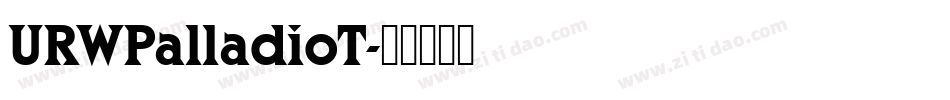 URWPalladioT字体转换