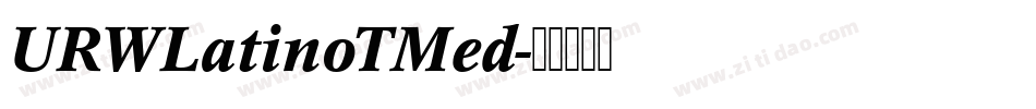 URWLatinoTMed字体转换