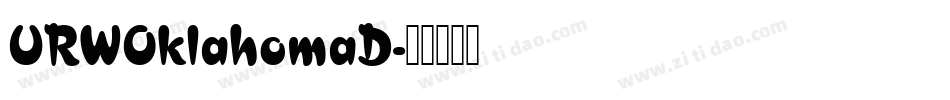 URWOklahomaD字体转换