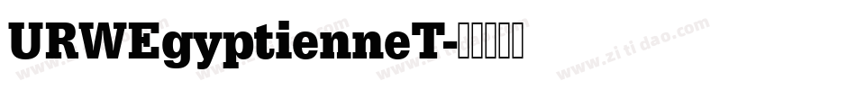 URWEgyptienneT字体转换