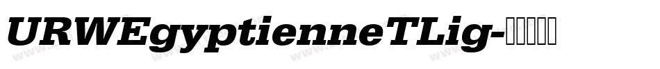 URWEgyptienneTLig字体转换