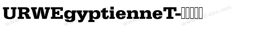 URWEgyptienneT字体转换