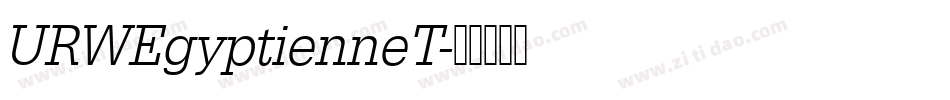URWEgyptienneT字体转换