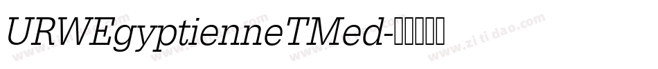 URWEgyptienneTMed字体转换