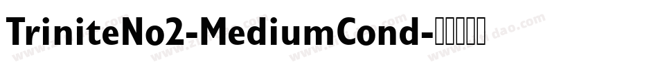 TriniteNo2-MediumCond字体转换
