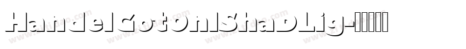 HandelGotOnlShaDLig字体转换